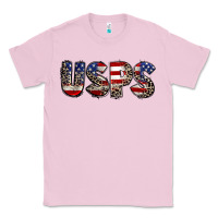 Bubblegum Pink usps 4th of july Classic Tee - CowGirlArtShop