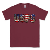 Burgundy usps 4th of july Classic Tee - CowGirlArtShop