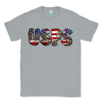 Heather Grey usps 4th of july Classic Tee - CowGirlArtShop