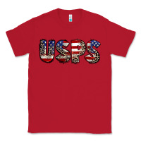Red usps 4th of july Classic Tee - CowGirlArtShop