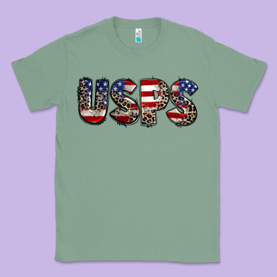 Usps 4th Of July Classic Tee Designed By Cowgirlartshop