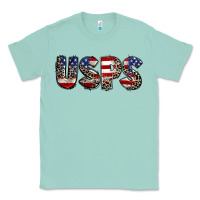 Seafoam usps 4th of july Classic Tee - CowGirlArtShop