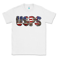 White usps 4th of july Classic Tee - CowGirlArtShop