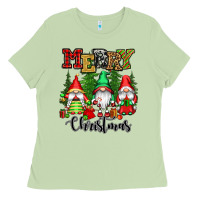 Matcha merry christmas gnomes Ladies Tee - CowGirlArtShop