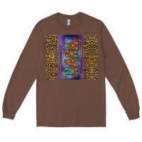 Chestnut Leopard nana Long Sleeve Tee - FaDigitalArtStudio