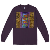 Plum Leopard nana Long Sleeve Tee - FaDigitalArtStudio