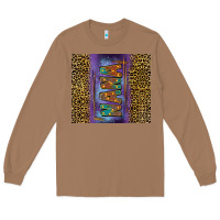 Toasted Coconut Leopard nana Long Sleeve Tee - FaDigitalArtStudio