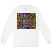 White Leopard nana Long Sleeve Tee - FaDigitalArtStudio