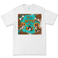 White life is better with a dog Premium Tee - TumblerDesignByShophia