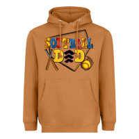 Meerkat softball dad Heavyweight Hoodie - AdoDesignShop