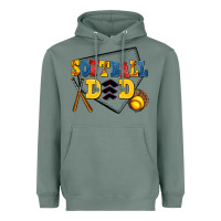 Sage softball dad Heavyweight Hoodie - AdoDesignShop