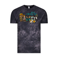 Cloud Black can't be tamed bull skull Vintage Tee - OliviaCreatesArt