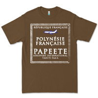 Cacao papeete tahiti passport stamp vacation travel t shirt Premium Tee - maiPhamDesign