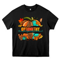 Black optometry thankful grateful blessed pumpkin Heavy Core Tee - NancyCooperArtShop