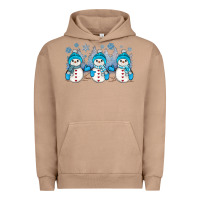 Pigment Burro snowman winter Urban Hoodie - JahusDesignShop