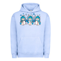 Pigment Grape Ice snowman winter Urban Hoodie - JahusDesignShop