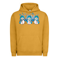 Pigment Peanut Butter snowman winter Urban Hoodie - JahusDesignShop