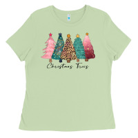 Matcha christmas trees Ladies Tee - CowGirlArtShop