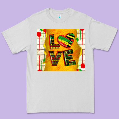 Juneteenth Love Premium Tee Designed By Tumblerdesignbyshophia