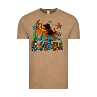 Vintage Coffee can't tame a cowgirl Vintage Tee - OliviaCreatesArt