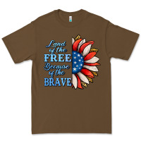 Cacao Patriotic Sunflower Premium Tee - Jasminsmagicworld