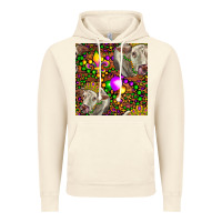 Vintage Artic Mardi Gras Cow Leopard Seamless Pattern Vintage Hoodie - FaDigitalArtStudio
