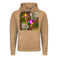 Vintage Camel Mardi Gras Cow Leopard Seamless Pattern Vintage Hoodie - FaDigitalArtStudio