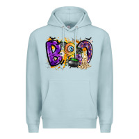 Blue Mist boo Premium Hoodie - CowhideDigitalArt