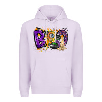 Lilac boo Premium Hoodie - CowhideDigitalArt