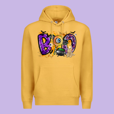 Boo Premium Hoodie Designed By Cowhidedigitalart