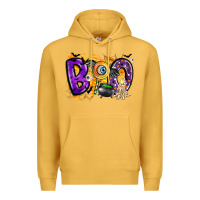 Mustard boo Premium Hoodie - CowhideDigitalArt