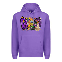 Purple boo Premium Hoodie - CowhideDigitalArt