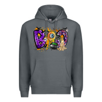 Rock boo Premium Hoodie - CowhideDigitalArt