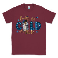 Burgundy baby its cold outside Classic Tee - CowGirlArtShop