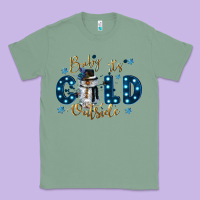Baby Its Cold Outside Classic Tee Designed By Cowgirlartshop