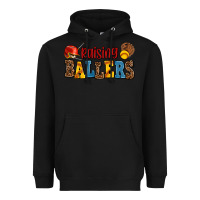 Black raising ballers Heavyweight Hoodie - AdoDesignShop