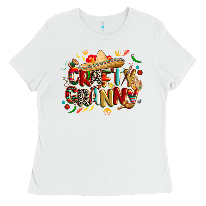Cinco De Mayo Crafty Granny Ladies Tee by CowGirlArtShop | Teevron