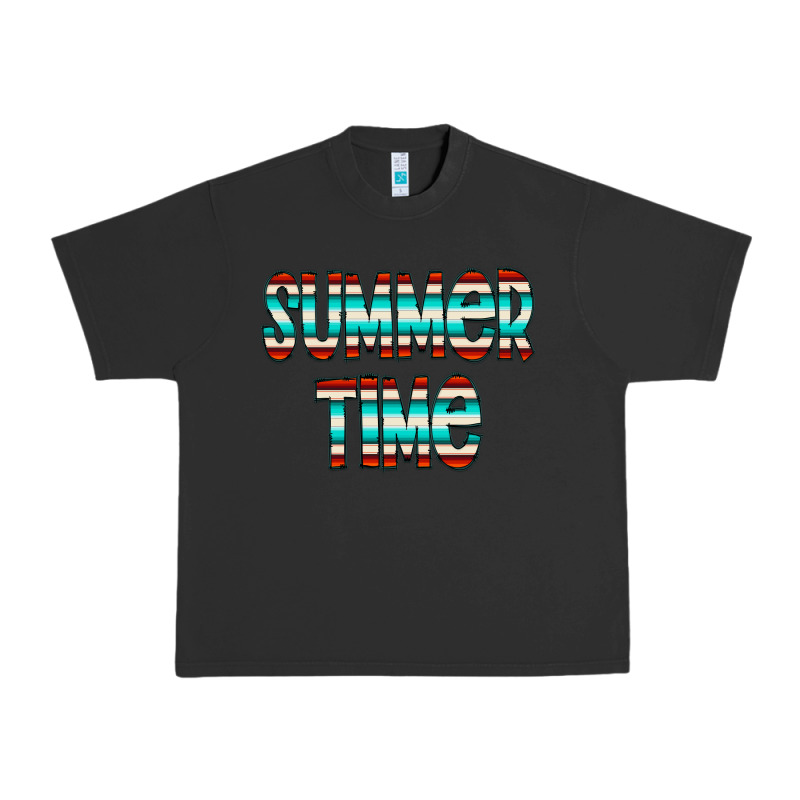 Summer Time Serape Doodle Urban Heavy Tee by CowCowDesign | Teevron