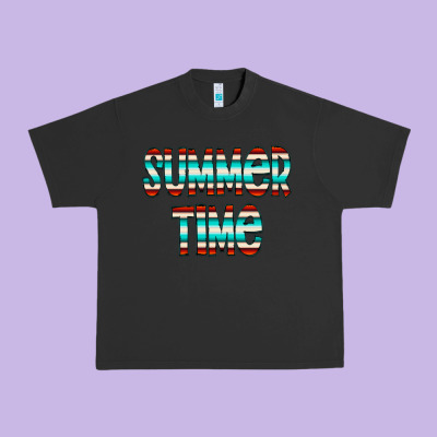 Summer Time Serape Doodle Urban Heavy Tee Designed By Cowcowdesign