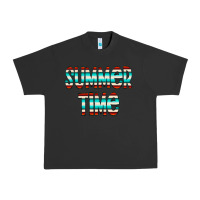 Pigment Black summer time serape doodle Urban Heavy Tee - CowCowDesign