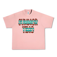 Salmon summer time serape doodle Urban Heavy Tee - CowCowDesign