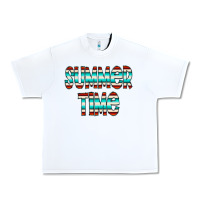 White summer time serape doodle Urban Heavy Tee - CowCowDesign