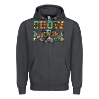 Smoke show mom baby cow Zipper Hoodie - BarkalooDesign