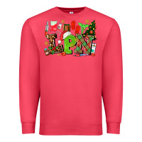 Cardinal lpn christmas nurse with Premium Sweatshirt - AdoDesignShop