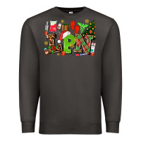 Smoke lpn christmas nurse with Premium Sweatshirt - AdoDesignShop