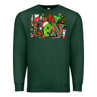 Sports Green lpn christmas nurse with Premium Sweatshirt - AdoDesignShop