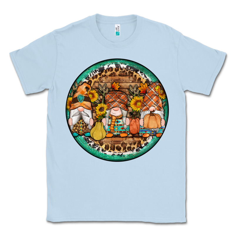 Fall Gnomes Round Earrings 4 Classic Tee by Artiststas | Teevron