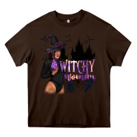 Chocolate Brown Witchy Woman Heavy Core Tee - texasbilliewilder
