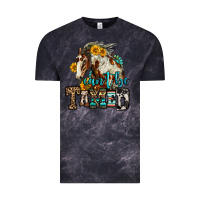 Cloud Black can't be tamed horse Vintage Tee - OliviaCreatesArt