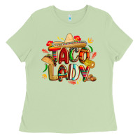 Matcha cinco de mayo taco lady Ladies Tee - CowGirlArtShop
